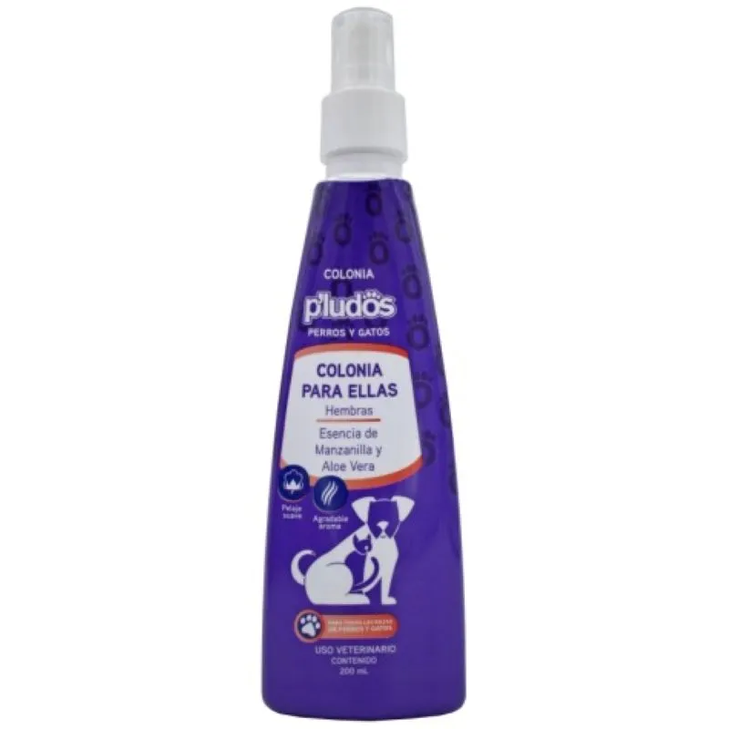 colonia para perros y gatos hembras p'ludos - cont. 200 ml