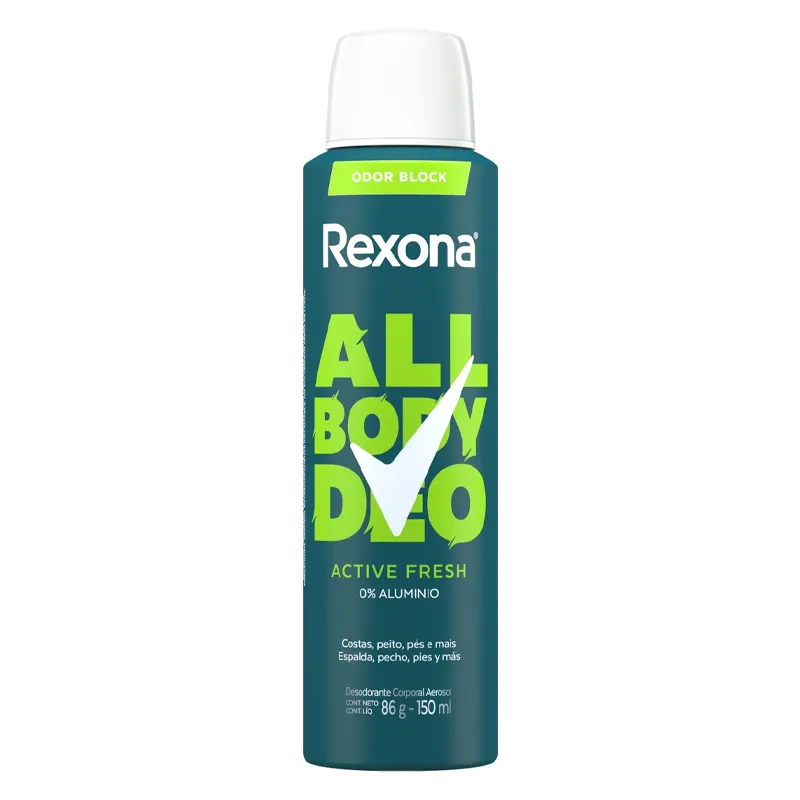desodorante all body deo active fresh rexona - 150 ml