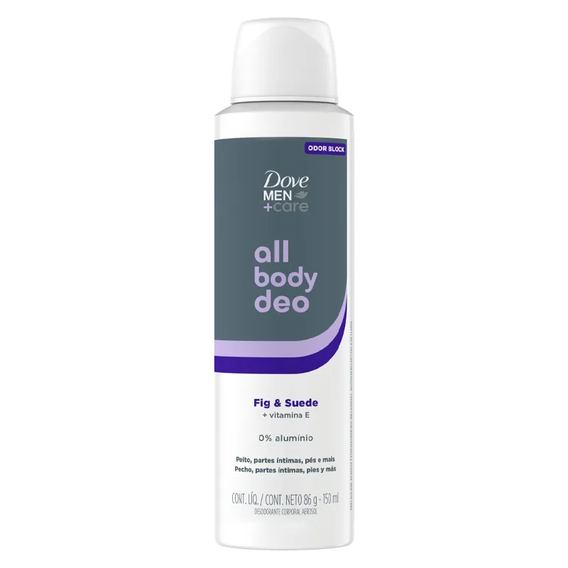desodorante all body deo fig y suede dove - 150 ml