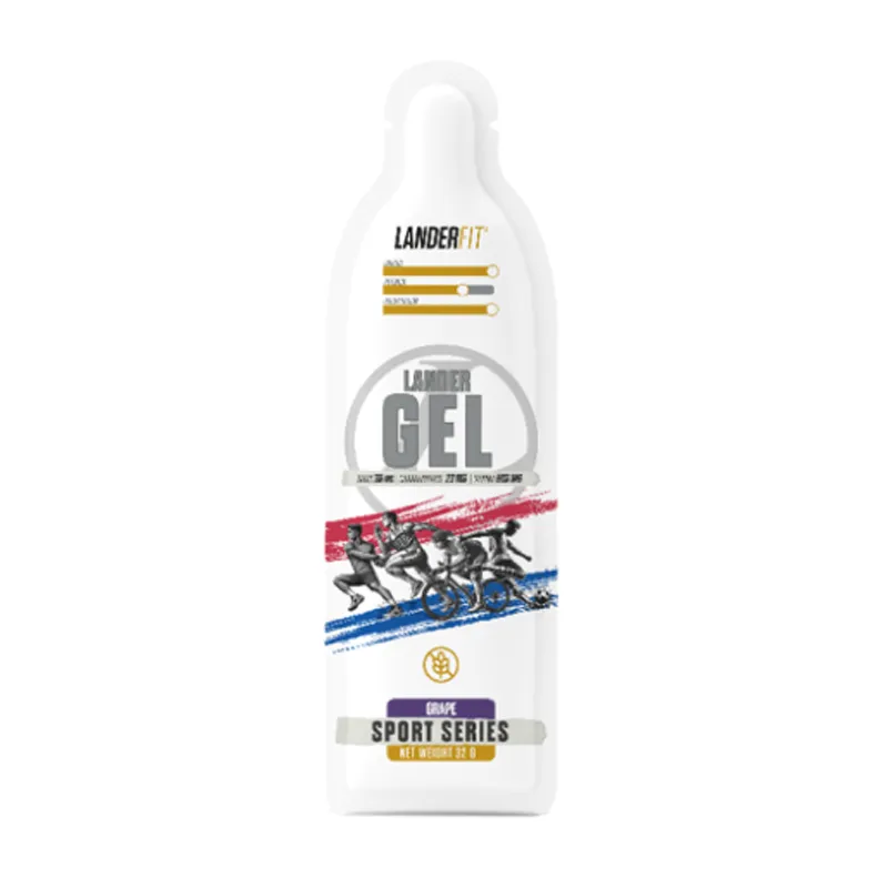 Lander Gel sin Cafeina Sabor Uva - 32 gr