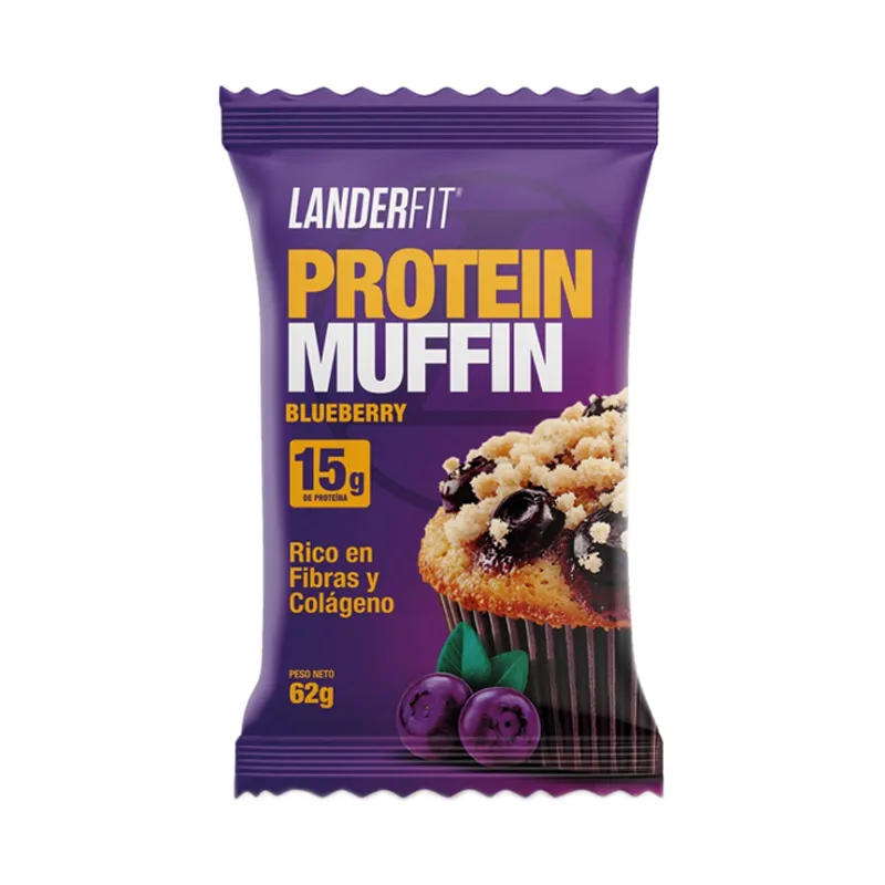 Muffin Sabor Blueberry Landerfit - Cont. 60 gr