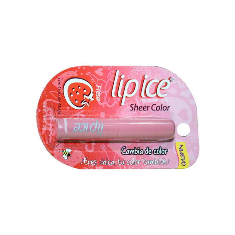 Lip Ice Sheer Color Fresa Mentholatum - 2 gr