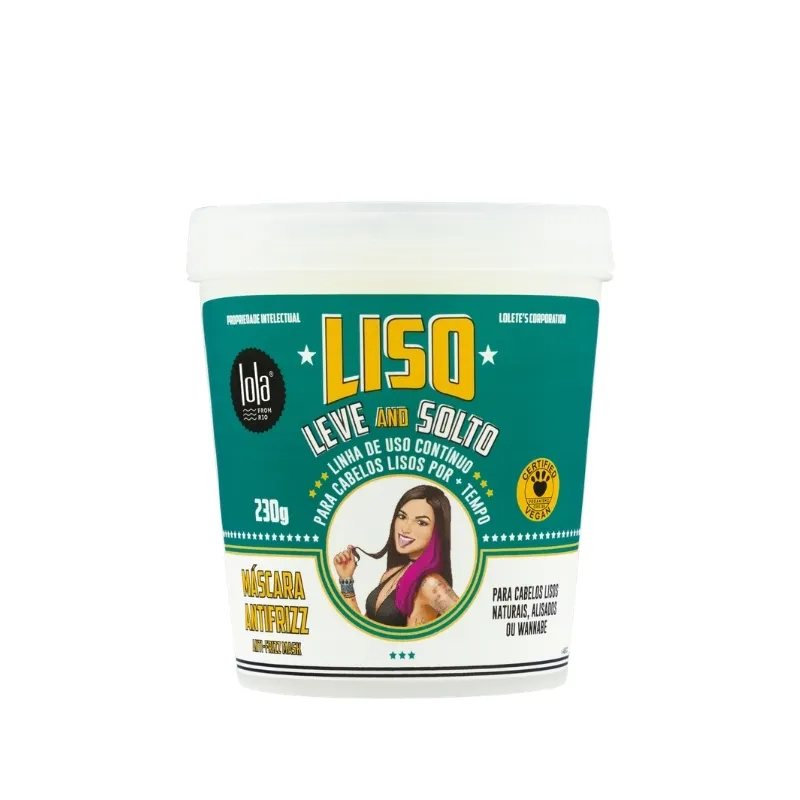 Liso Leve Mascara Antifrizz Lola Cosmetic - Cont. 230 gr