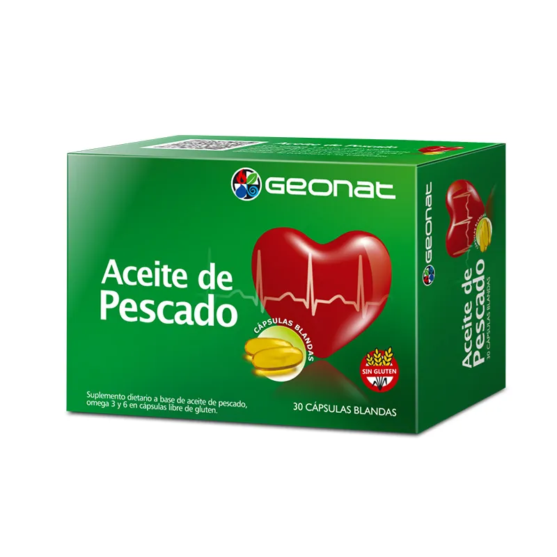 Aceite de Pescado Omega 3 y 6 - Cont. 30 cápsulas blandas
