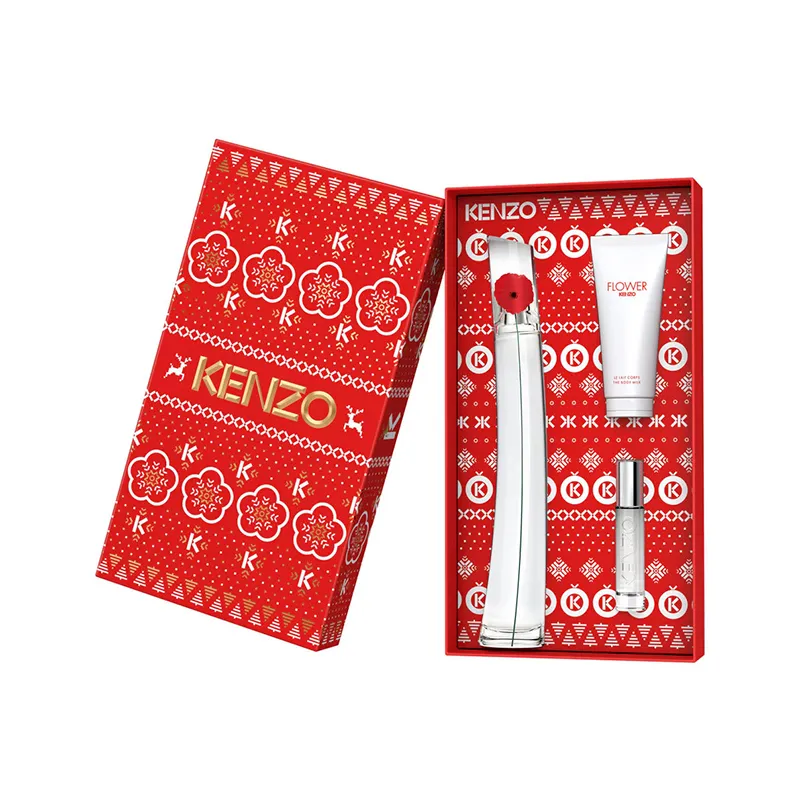 Set Eau de Parfum 100 mL + Leche Corporal 75 mL + Spray 10 mL Kenzo