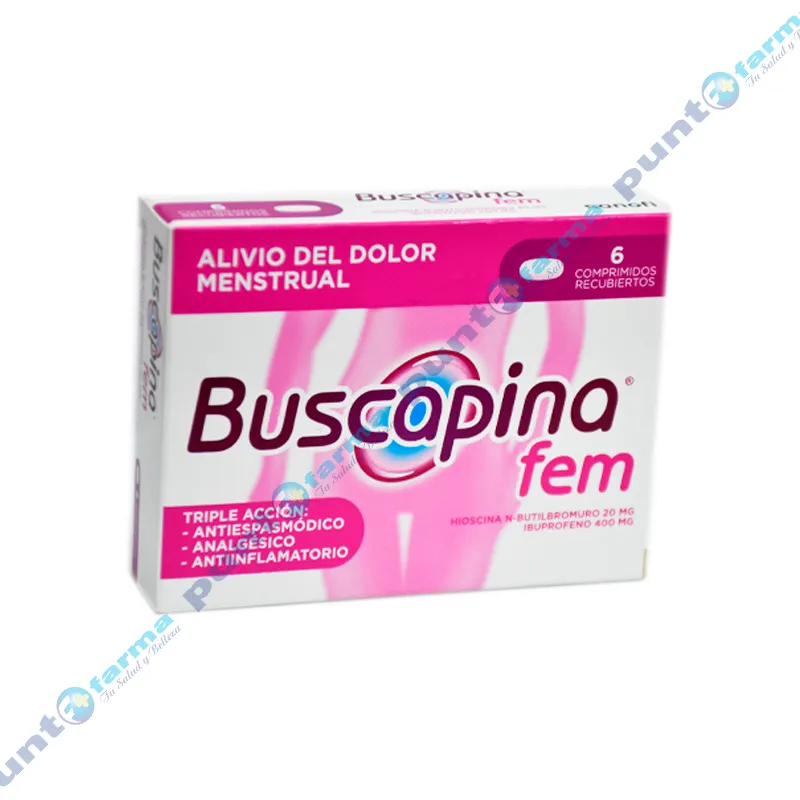 Buscapina Fem - Cont. 6 Comprimidos Recubiertos