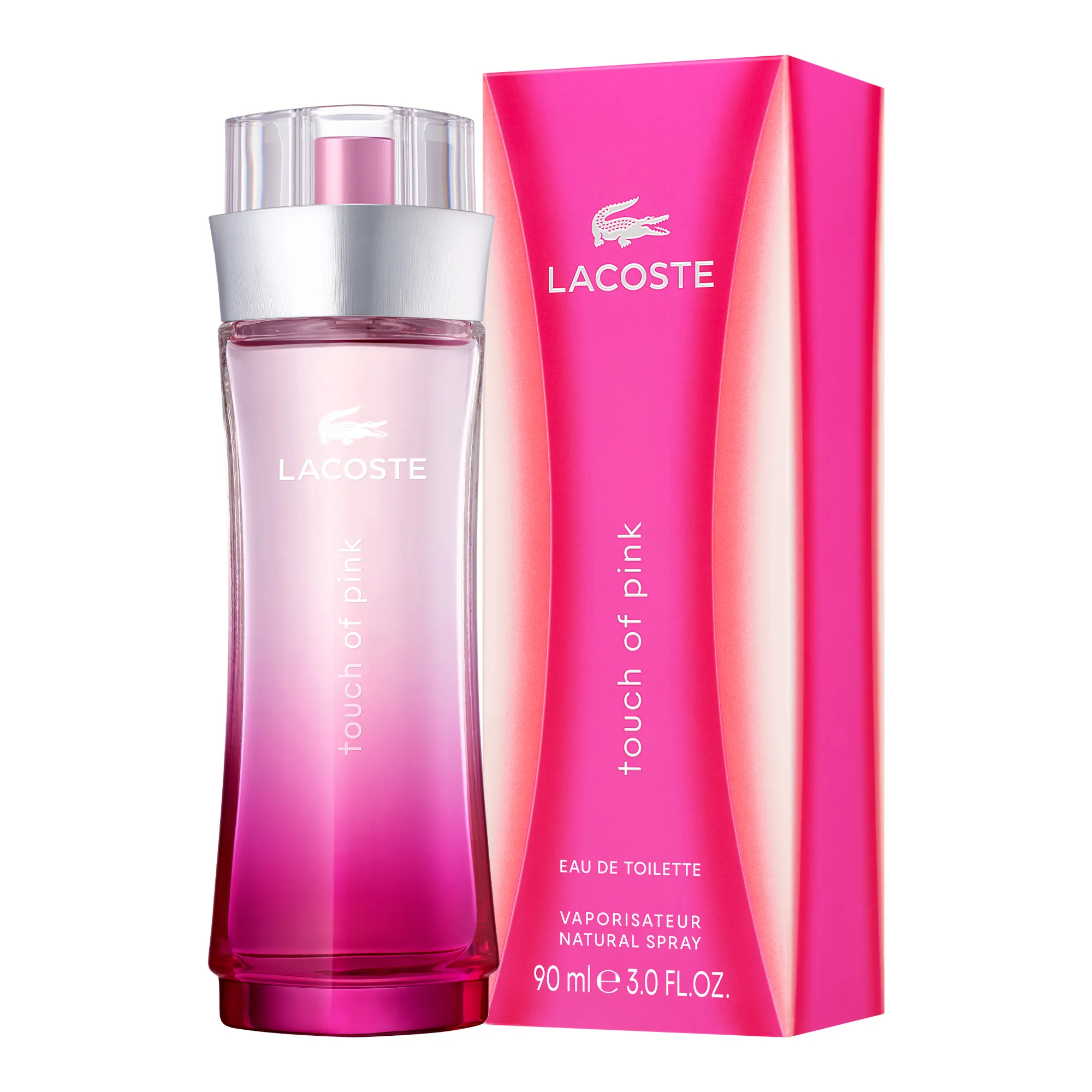 Perfume Lacoste Touch Of Pink Eau de Toilette - Cont.90 mL