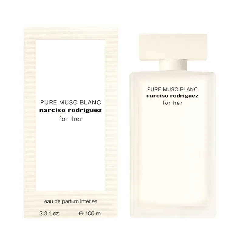 perfume pure musc blanc eau de parfum intense narciso rodriguez - cont.100 ml