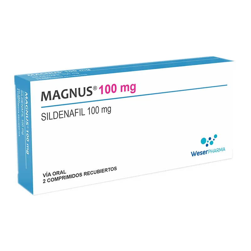 Magnus Sildenafil 100 mg - Cont. 2 Comprimidos
