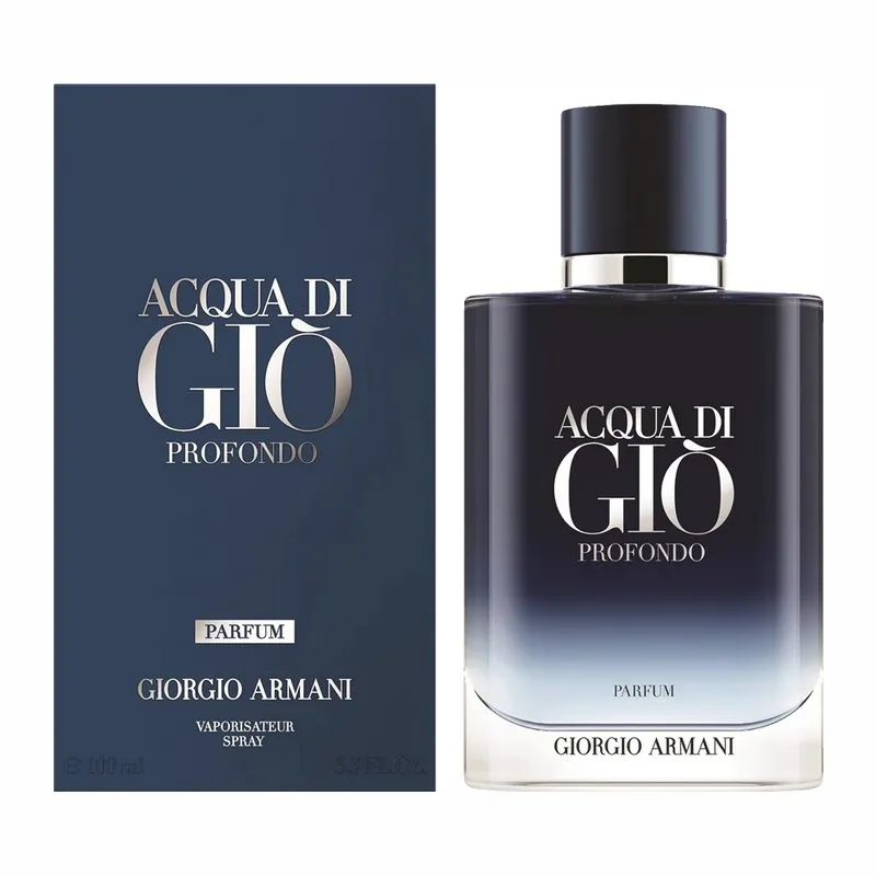 perfume acqua di gio profondo eau de parfum giorgio armani - cont.100 ml