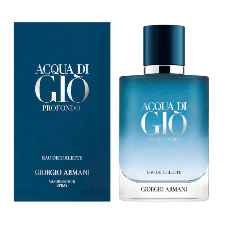 perfume acqua di gio profondo eau de toilette giorgio armani - cont.50 ml