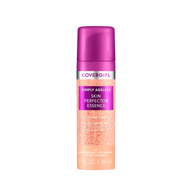 Base Liquida Simply Ageless Skin Perfector Light Med 30 Covergirl - 30 mL
