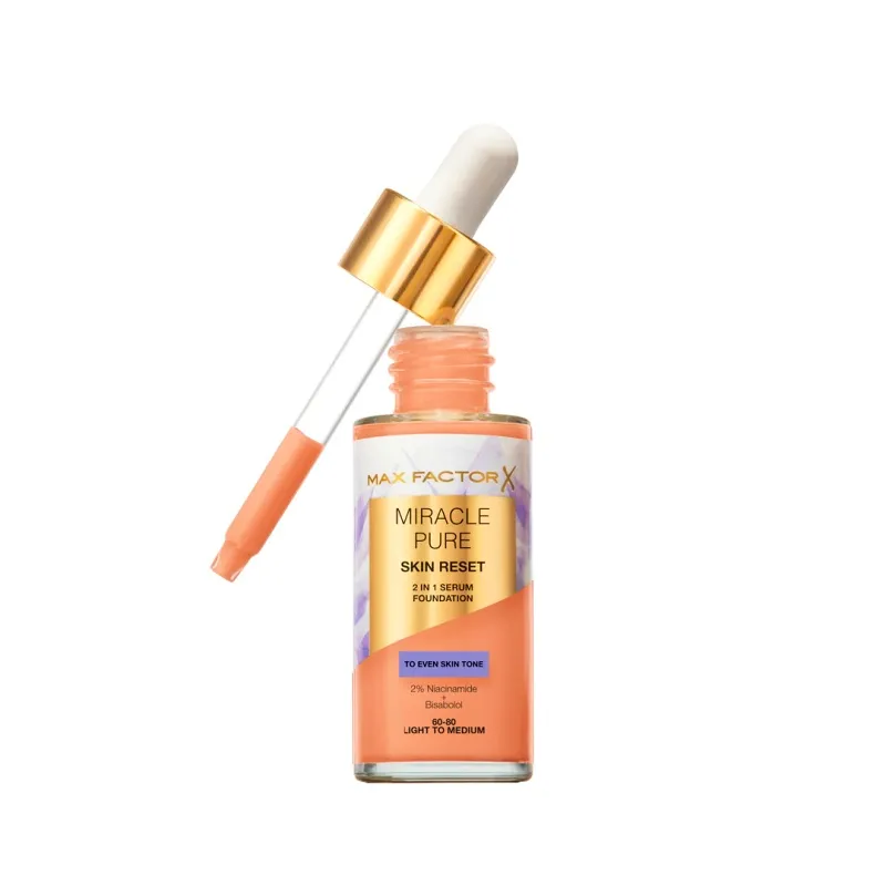 Miracle Pure Skin Reset Serum Light Medium Max Factor - Cont. 30 mL