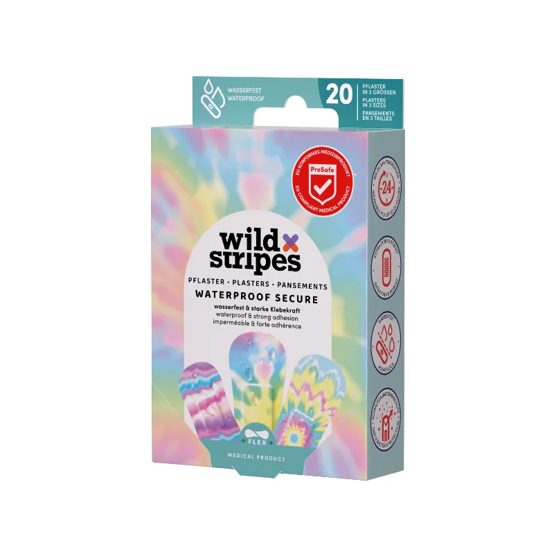 Wild Stripes Waterproof Rainbow - Cont. 20 Unidades