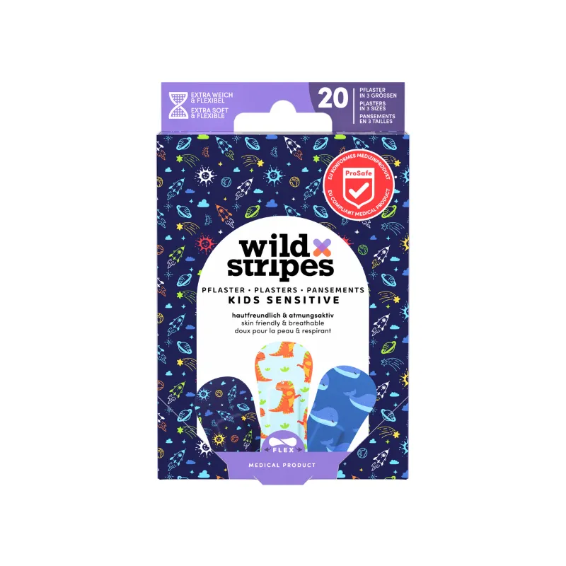 Wild Stripes Kids Sensitive Space - Cont. 20 Unidades