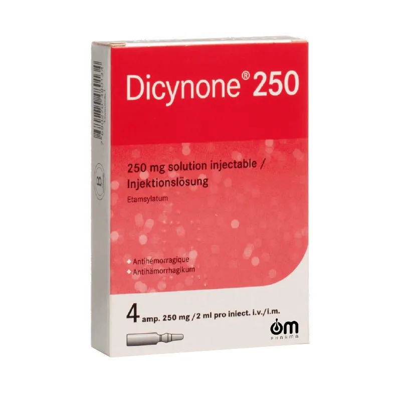 Dicynone Etamsilato 250 mg - Cont. 4 Ampollas