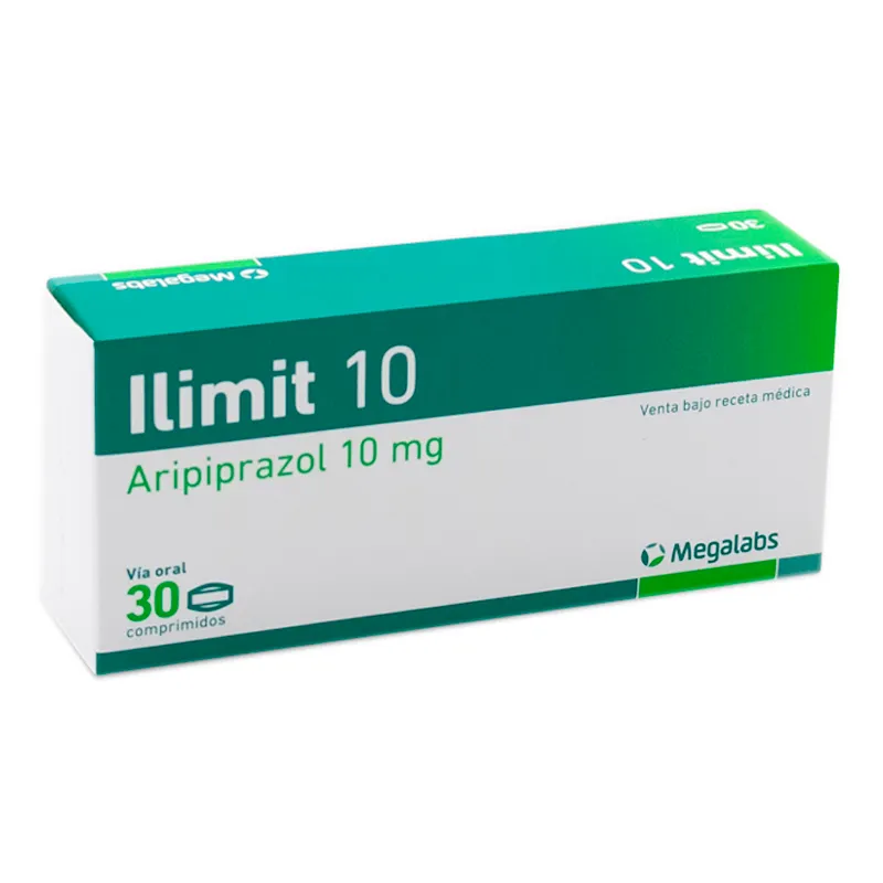 Ilimit 10 Aripiprazol 10 mg - Caja con 30 comprimidos