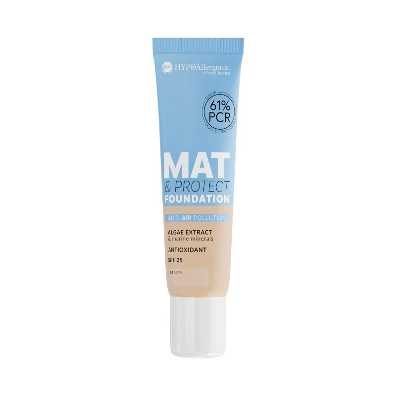 Base Mat y Protect Foundation SPF25 02 Bell - Cont. 1 Unidad