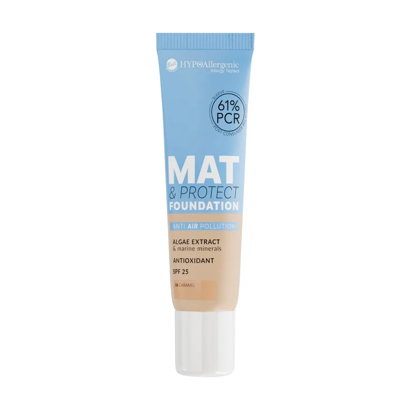 Base Mat y Protect Foundation SPF25 06 Bell - Cont. 1 Unidad