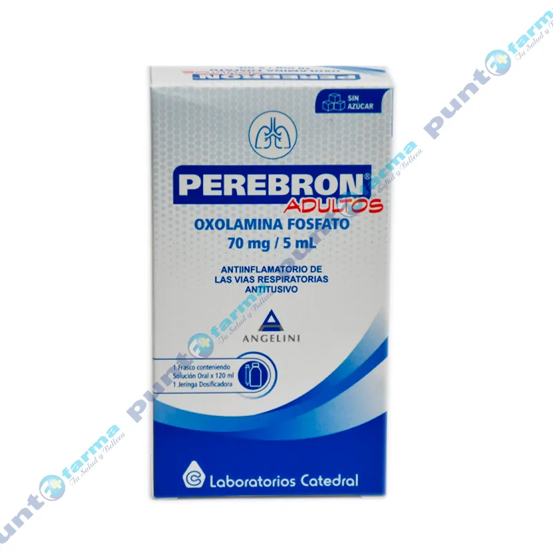 Perebron Adultos Oxolamina Fosfato 70 mg/ 5 ml - 120 mL
