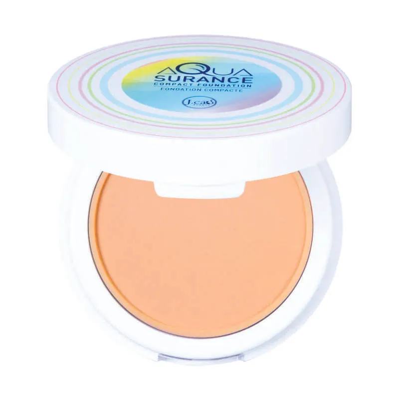 Polvo Compacto Aqua Surance N°101 Jcat Beuty - Cont.9 gr