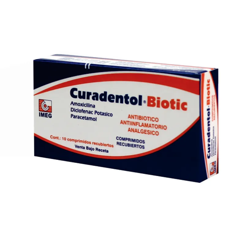 Curadentol Biotic Amoxicilina 500 mg - Cont. 10 Comprimidos