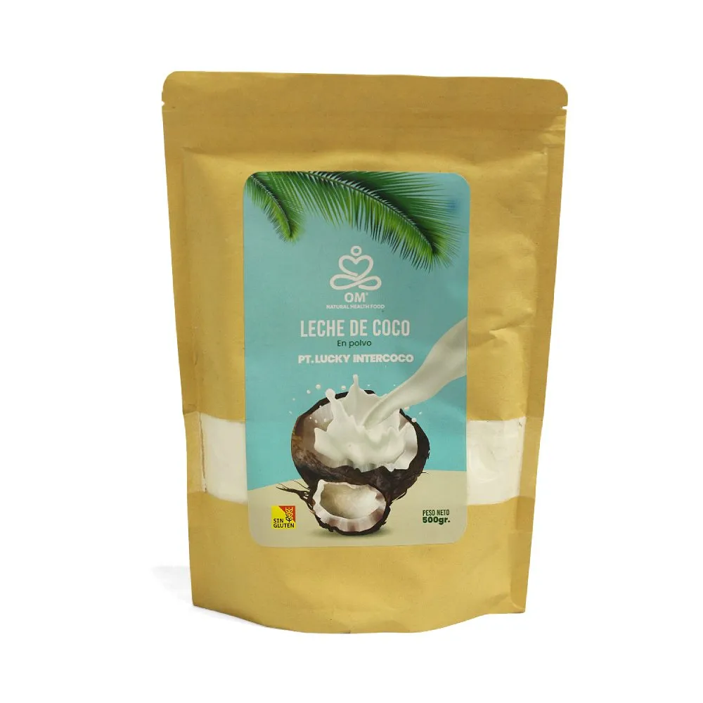 Leche de Coco en Polvo Doypack OM - Cont. 500 grs.