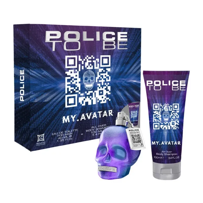 Set To Be My Avatar Man Eau de Toilette 40 mL + Body Shampoo 100 mL Police