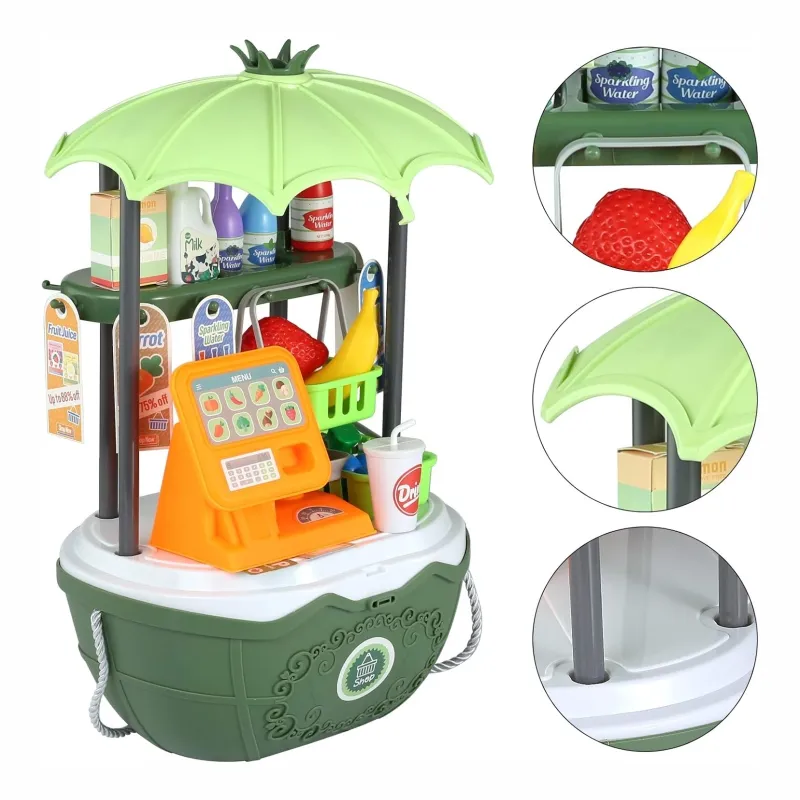 Playset Supermercado 2 en 1 CJX - Cont.49piezas