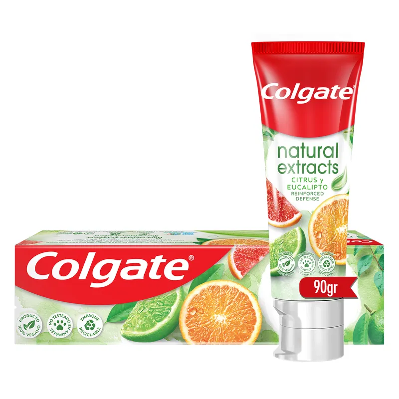 Pasta Dental Colgate Natural Extracts Reinforced Defense - Cont.68 mL