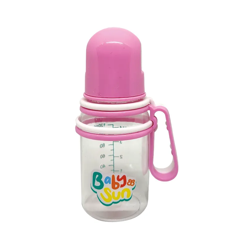 mamadera color rosa baby sun - cont.120 ml