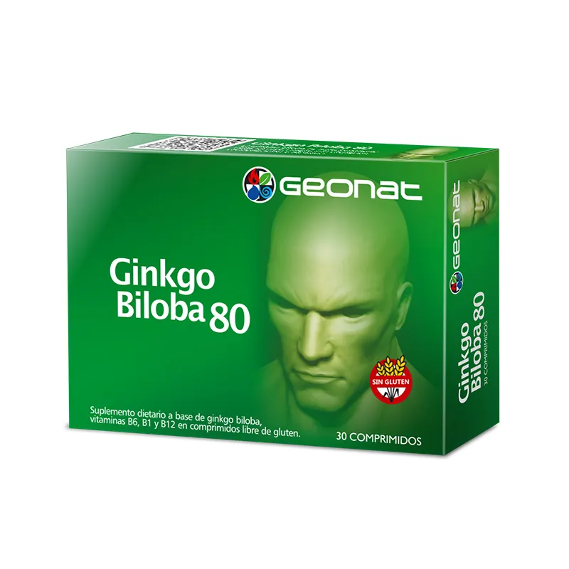 Ginkgo Biloba 80 mg - Caja de 30 comprimidos