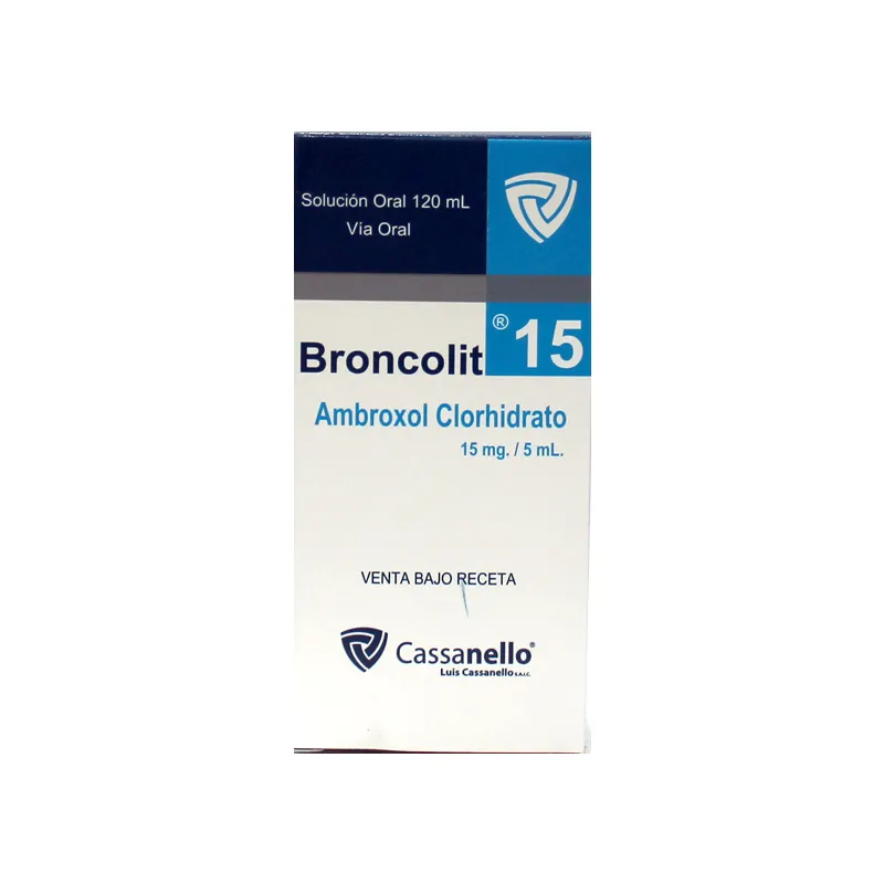 Broncolit Ambroxol Clorhidrato 15 mg/5 ml Cont. 120 mL