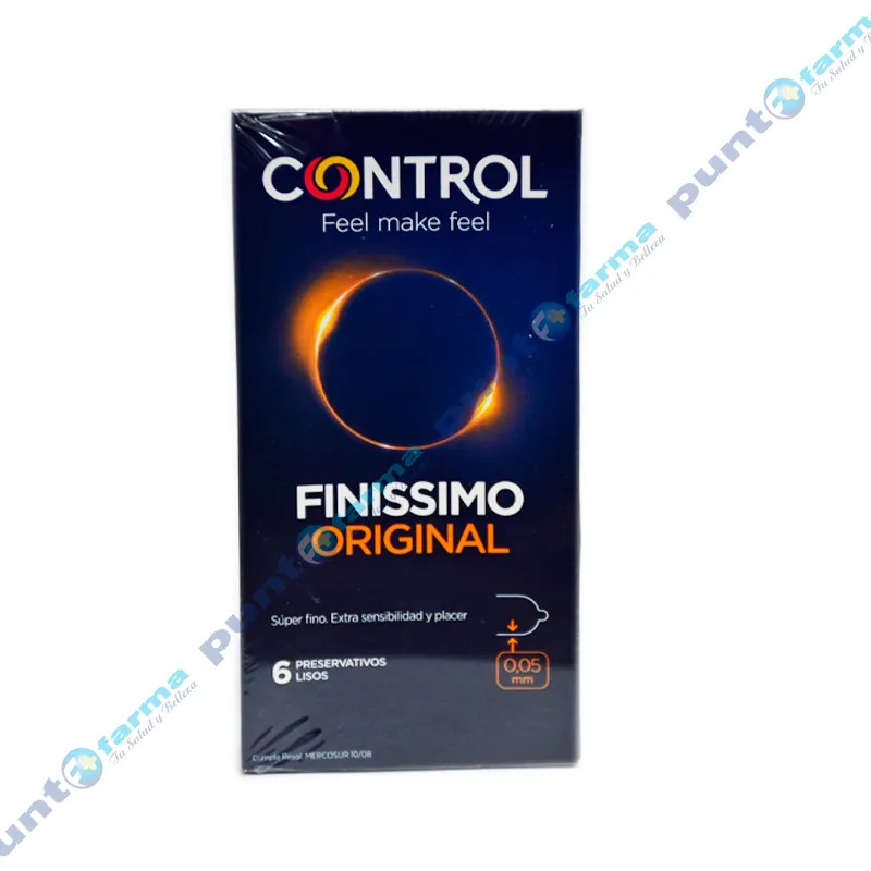 Preservativos Control Finissimo Xtra Fino - Cont 6 unidades