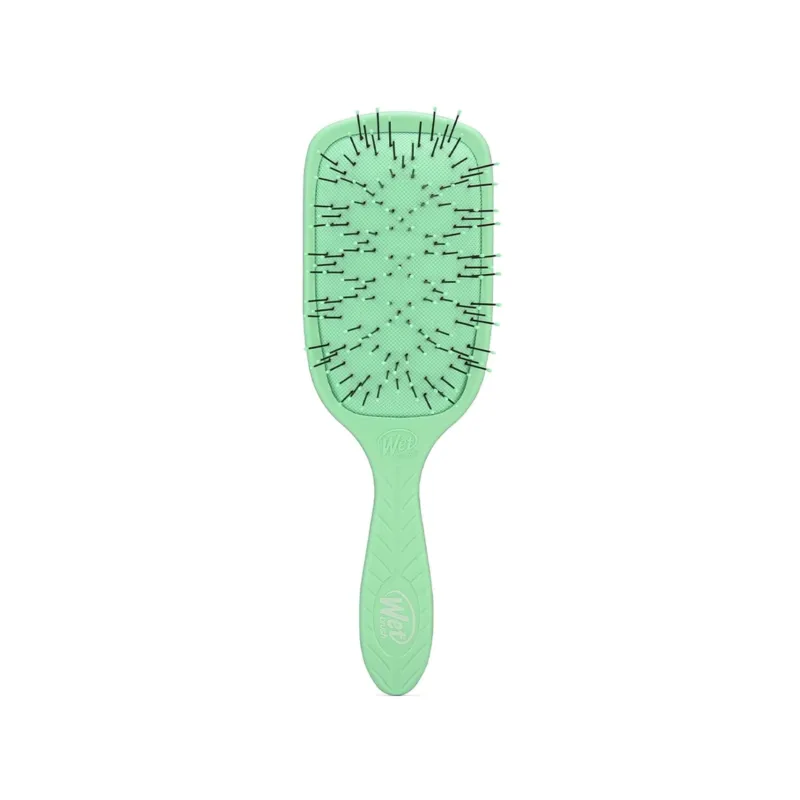 Cepillo Desenredante para Cabellos Gruesos Color Verde Wet Brush
