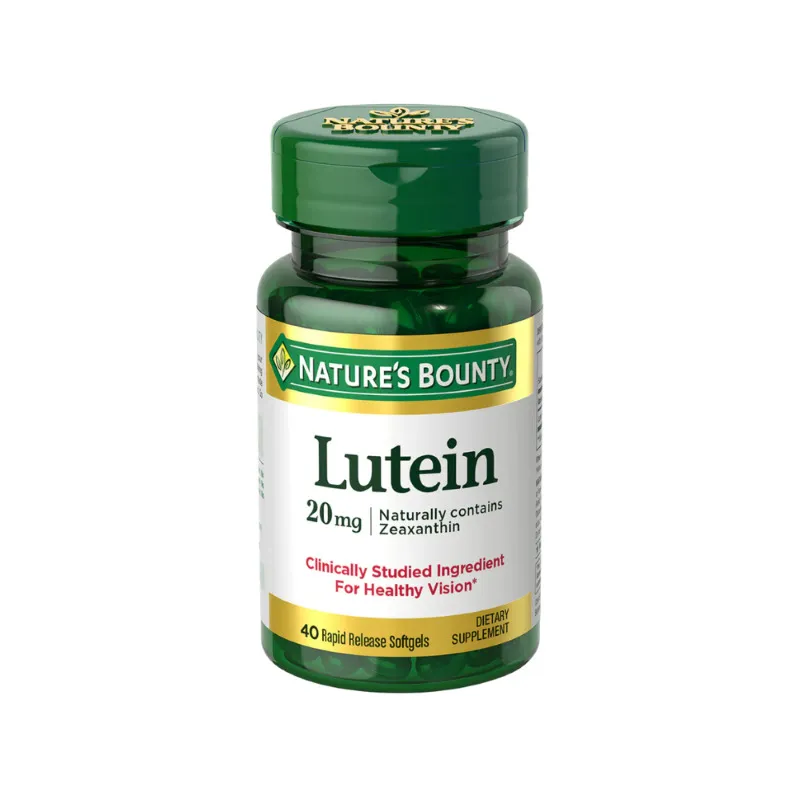 Lutein 20 mg Natures Bounty - Cont. 40 Capsulas