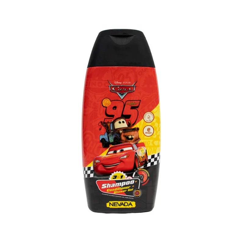 Shampoo Acondicionador y Gel de Baño 3 en 1 Cars Nevada - Cont. 300 ml
