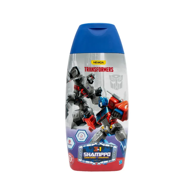 Shampoo Acondicionador y Gel de Baño 3 en 1 Transformers Nevada - Cont. 300 ml