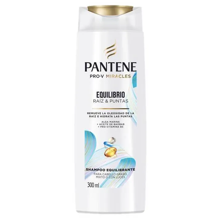 Shampoo Equilibrio Raíz y Puntas Pantene Pro-V Miracles - Cont.300mL