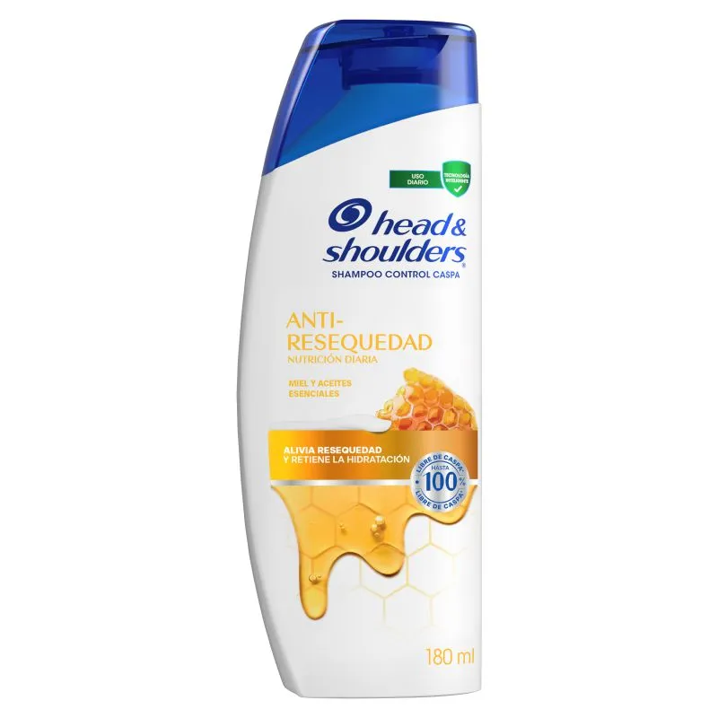Shampoo Anti-Resequedad Head&Shoulders - Cont.180 mL