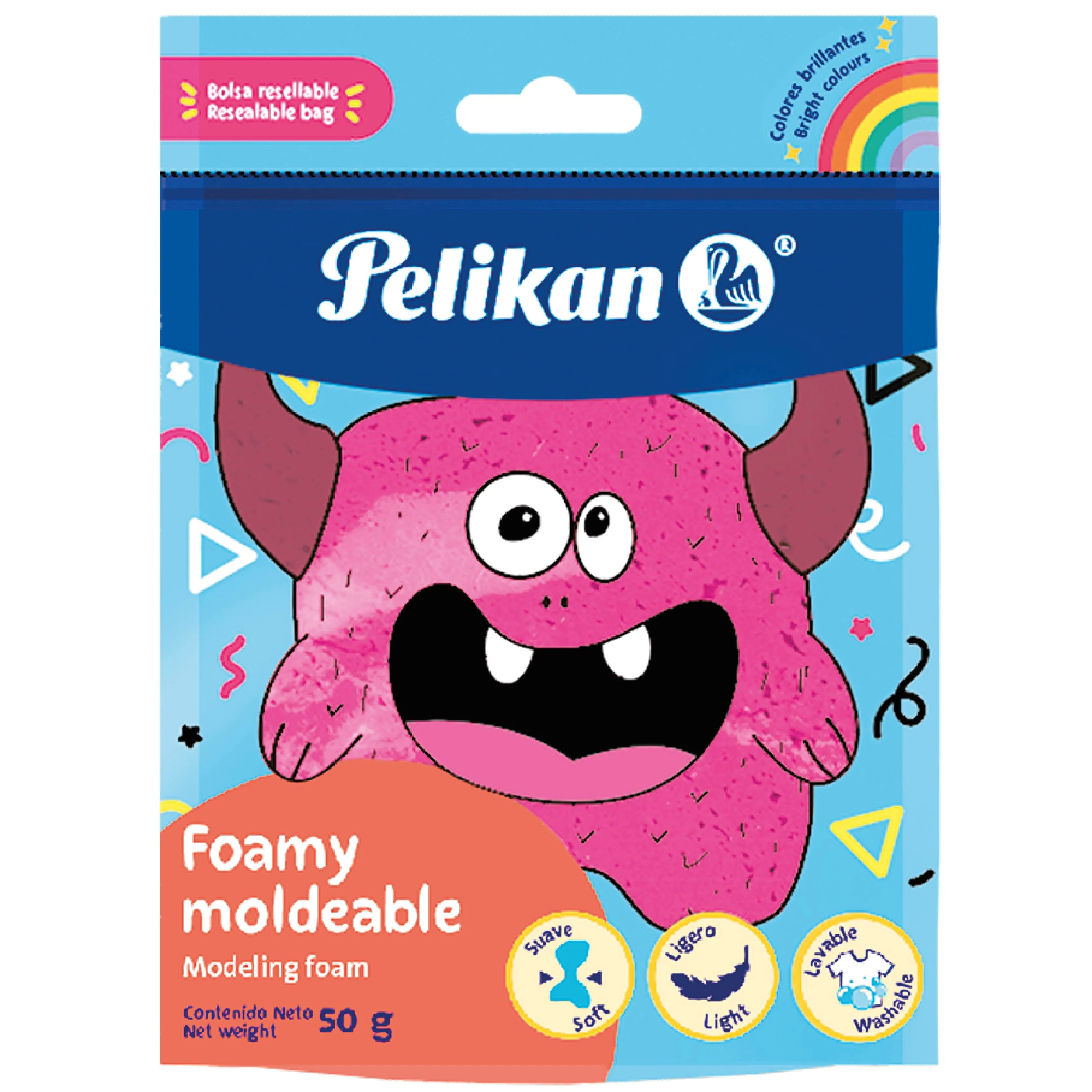 Foamy Moldeable Rosa Pelikan - Cont.50 gr