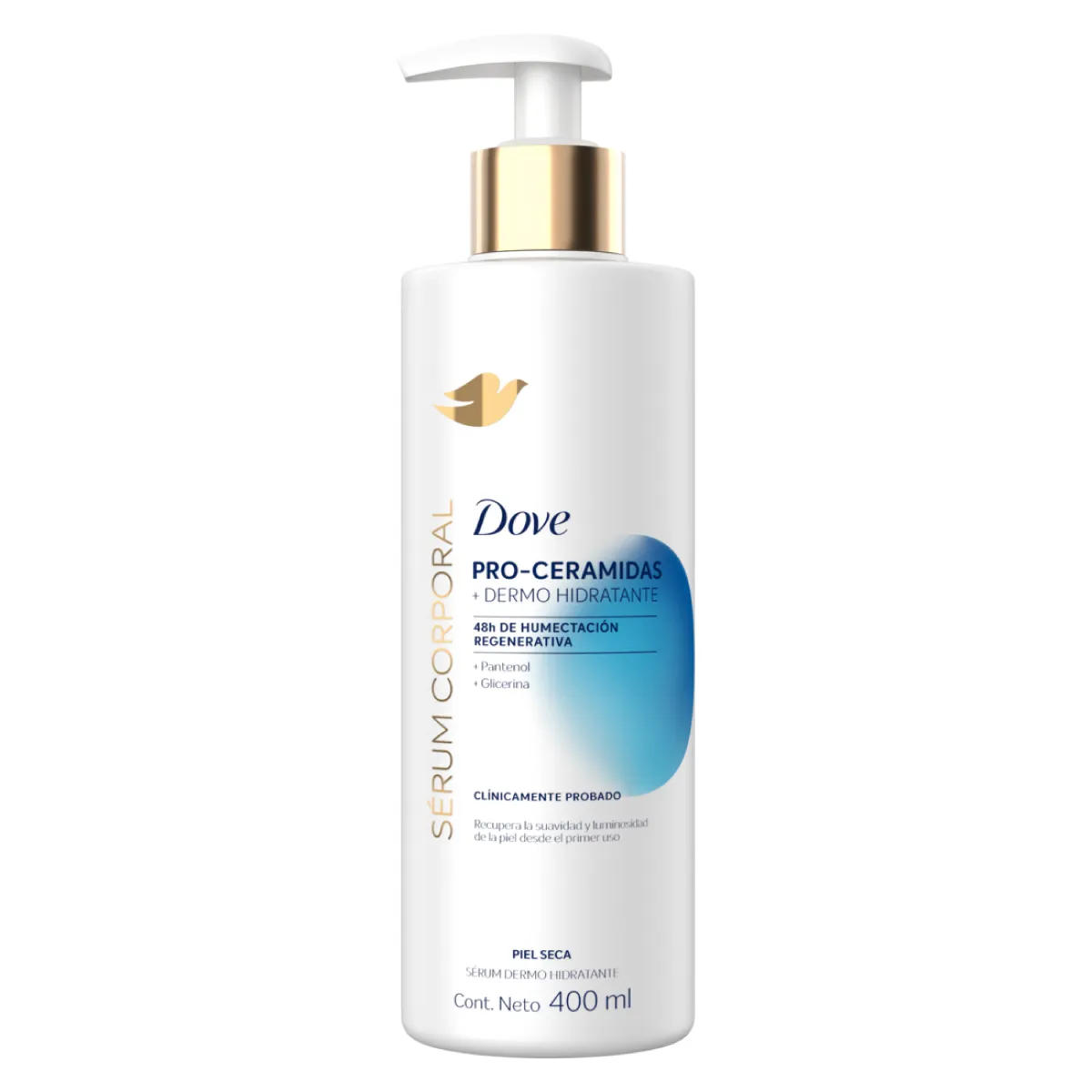Serúm Corporal Pro-Ceramidas + Dermo Hidratante Dove - Cont.400mL