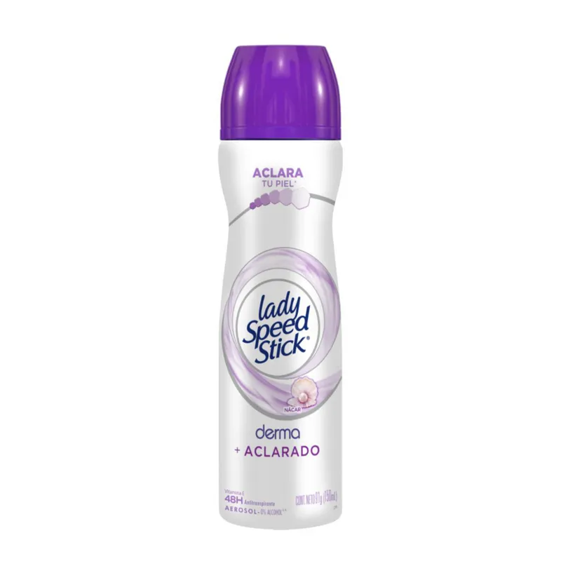 Antitranspirante Aerosol Derma+Aclarado Lady Speed Stick- Cont.150 mL