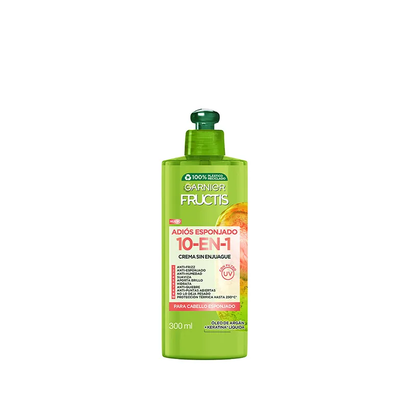 Crema para Peinar Adios Esponjado 10 en 1 Fructis - Cont.300 mL