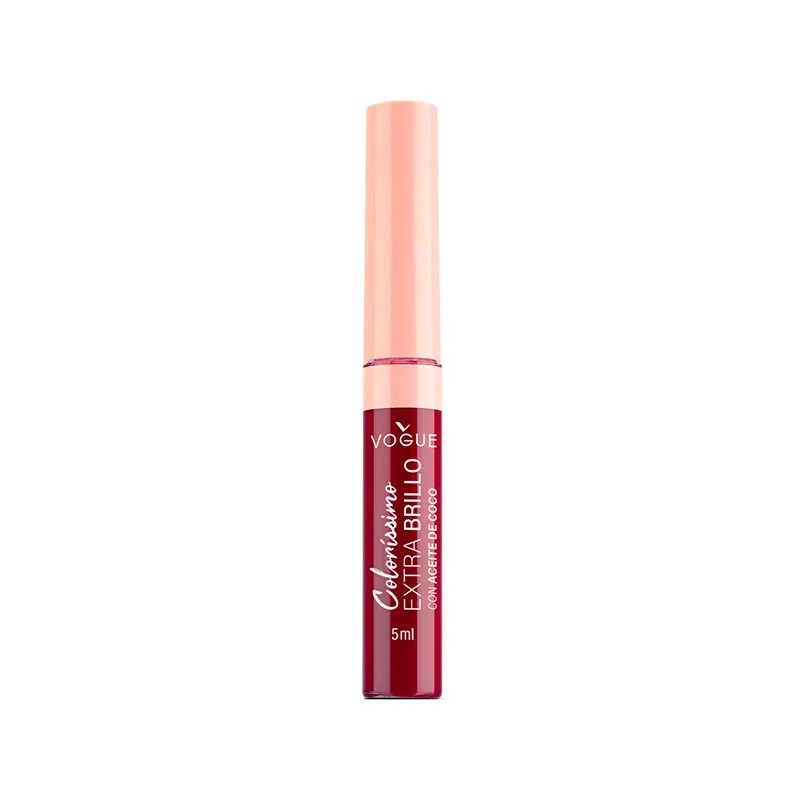 Labial Liquido Extra Brillo Sangria Colorissimo Vogue - Cont.5 mL
