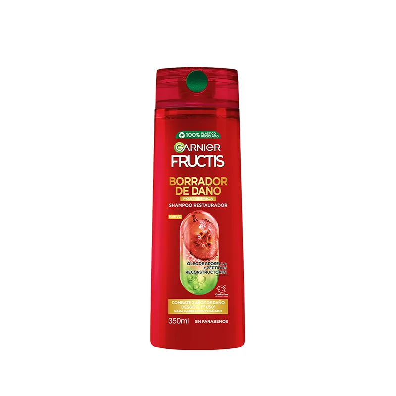 shampoo borrador de daño fructis - cont.350 ml