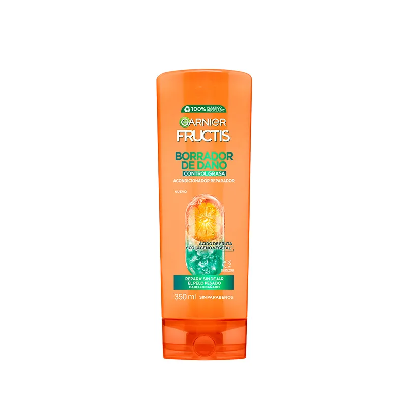 acondicionador borrador de daño control grasa fructis - cont.350 ml