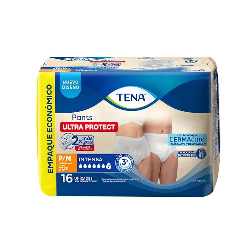 Pañal Pants Ultra Protec M Tena - Cont.16 unidades