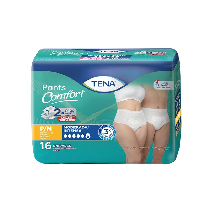 Pañal Pants Comfort M Tena - Cont.16 unidades