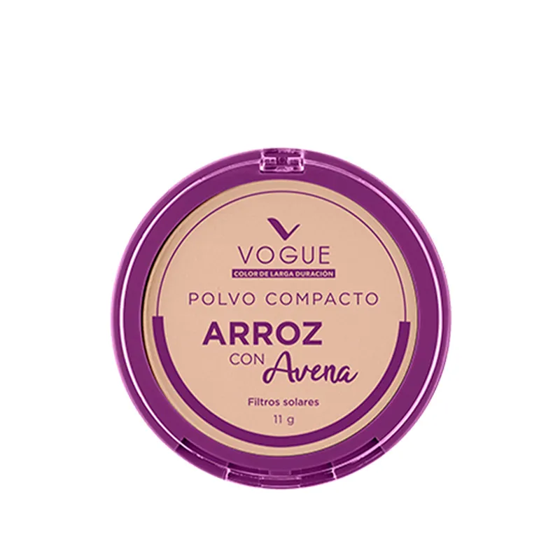 Polvo Compacto de Arroz Porcelana Vogue - Cont.11 gr
